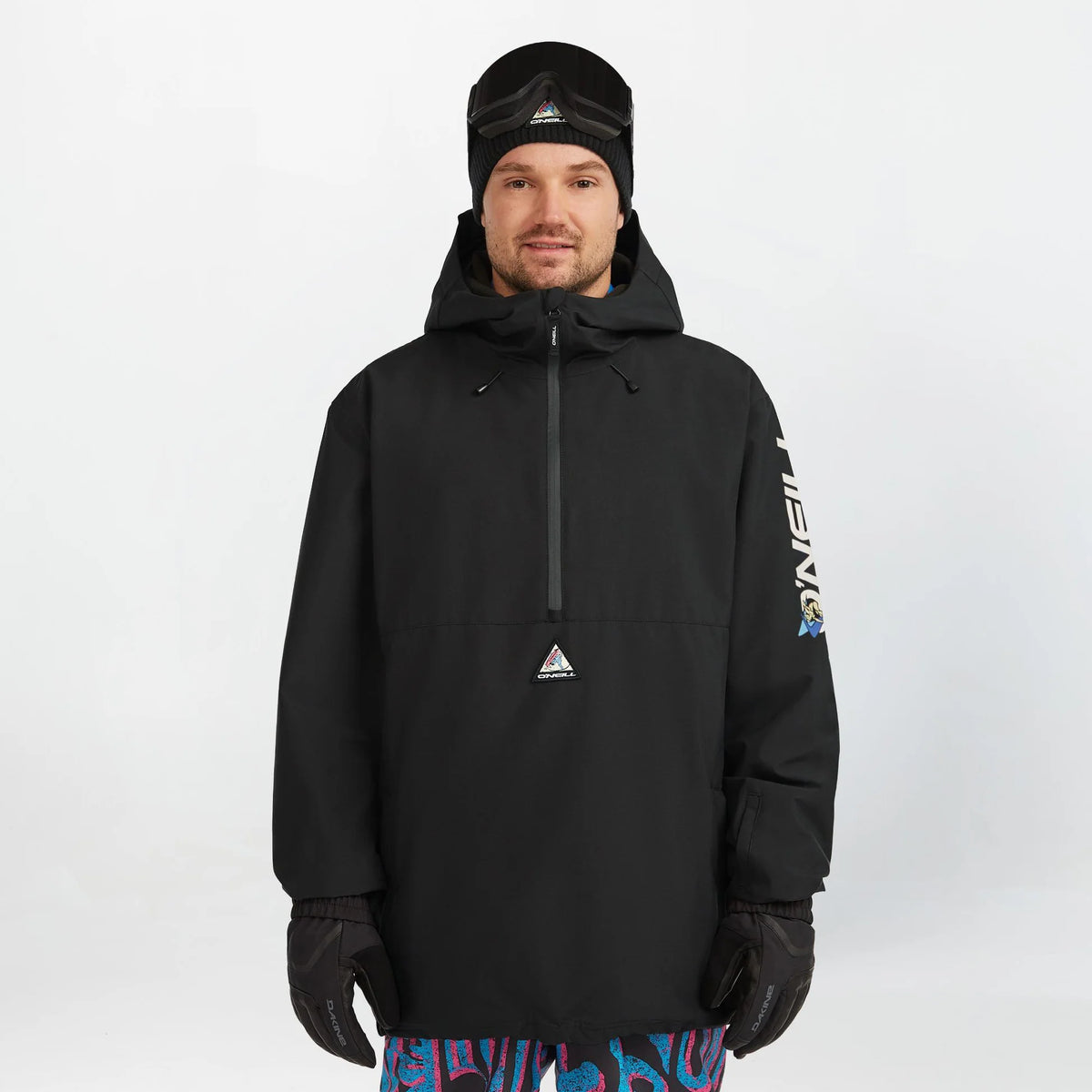 O'Neill Play Park Snow Anorak Jacket Mens 2026 Black Out - Elevation107