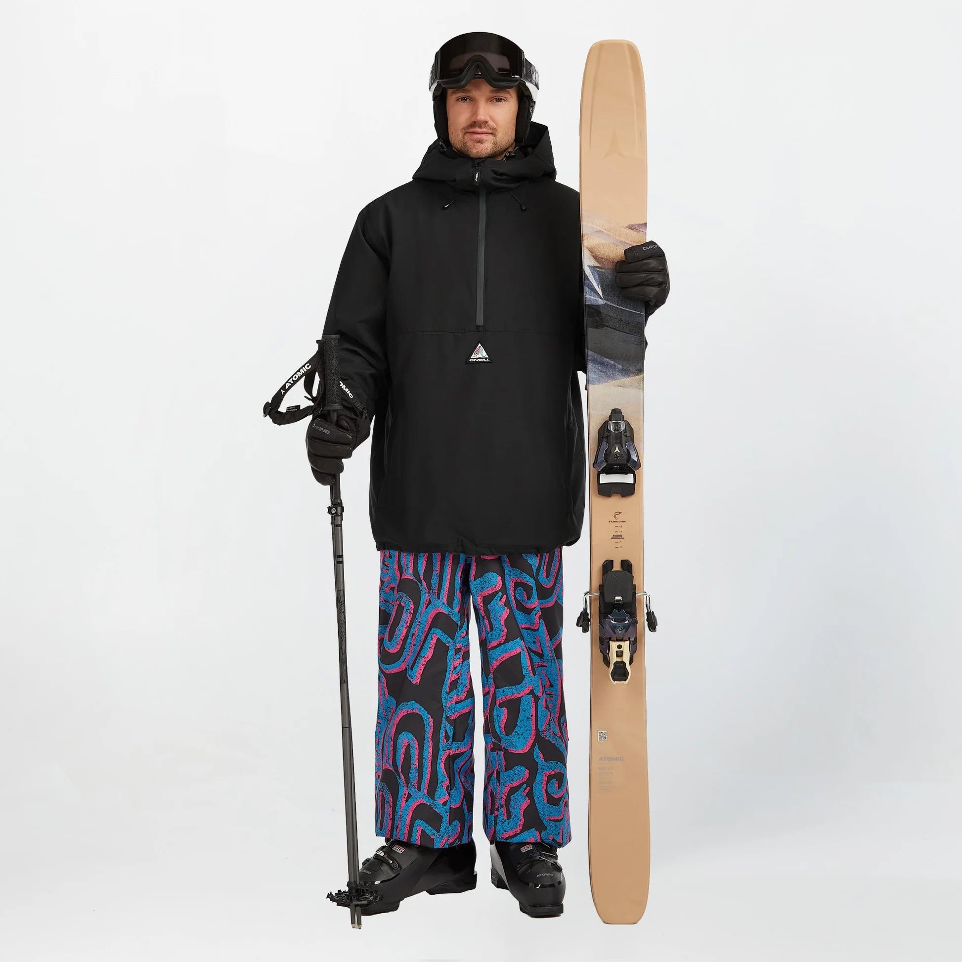 O'Neill Play Park Snow Anorak Jacket Mens 2026 Black Out - Elevation107