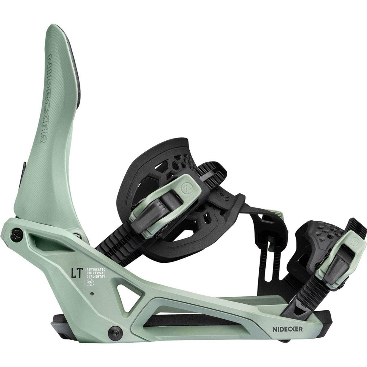 Nidecker LT Supermatic Snowboard Bindings 2026 Olive - Elevation107