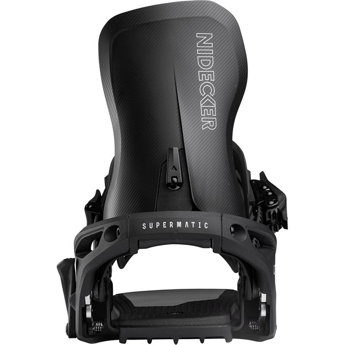 Nidecker LT Supermatic Snowboard Bindings 2026 Black - Elevation107