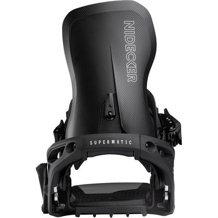 Nidecker LT Supermatic Snowboard Bindings 2026 Black - Elevation107