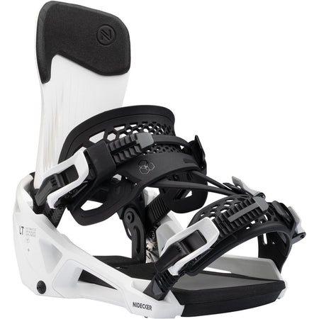 Nidecker LT Supermatic Snowboard Bindings 2026 White - Elevation107