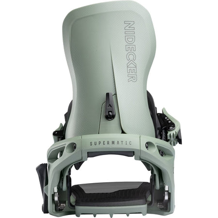 Nidecker LT Supermatic Snowboard Bindings 2026 Olive - Elevation107