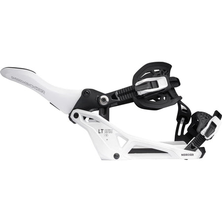 Nidecker LT Supermatic Snowboard Bindings 2026 White - Elevation107