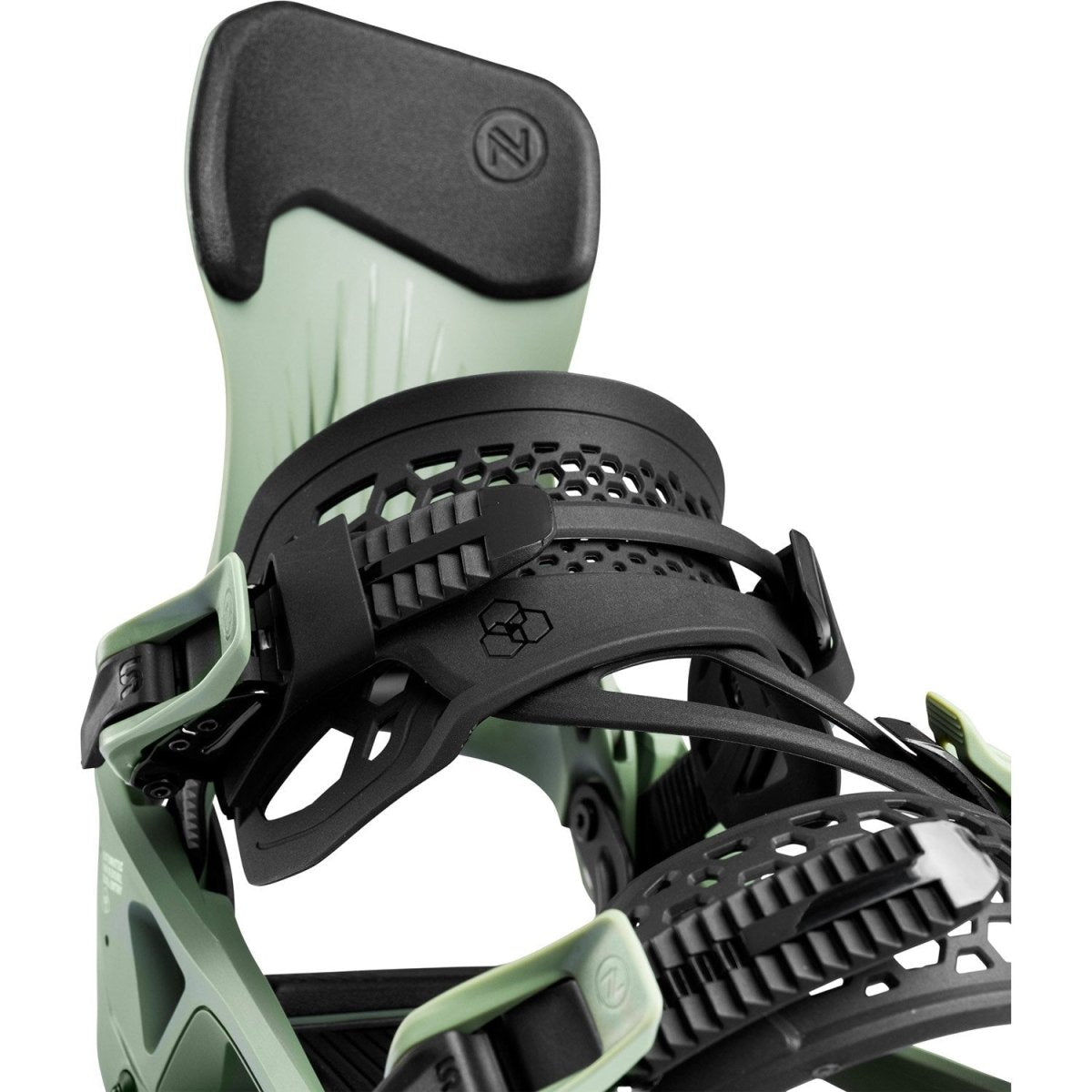 Nidecker LT Supermatic Snowboard Bindings 2026 Olive - Elevation107