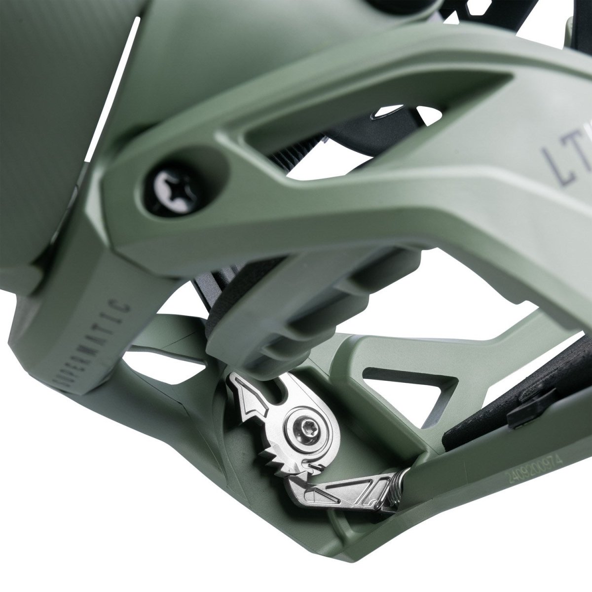 Nidecker LT Supermatic Snowboard Bindings 2026 Olive - Elevation107