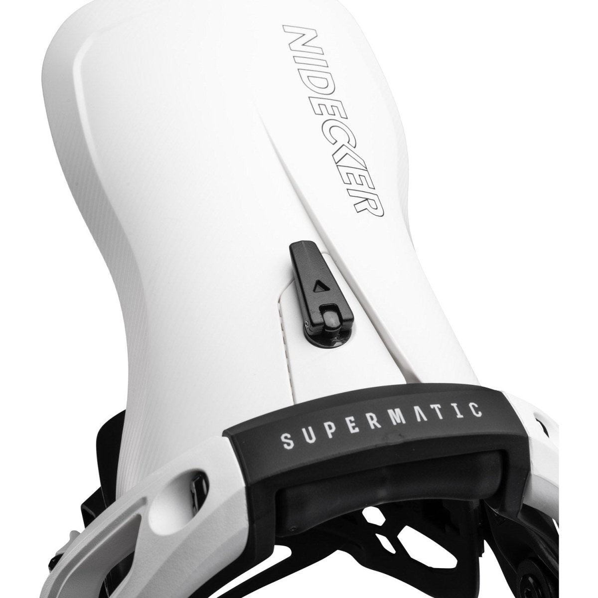 Nidecker LT Supermatic Snowboard Bindings 2026 White - Elevation107