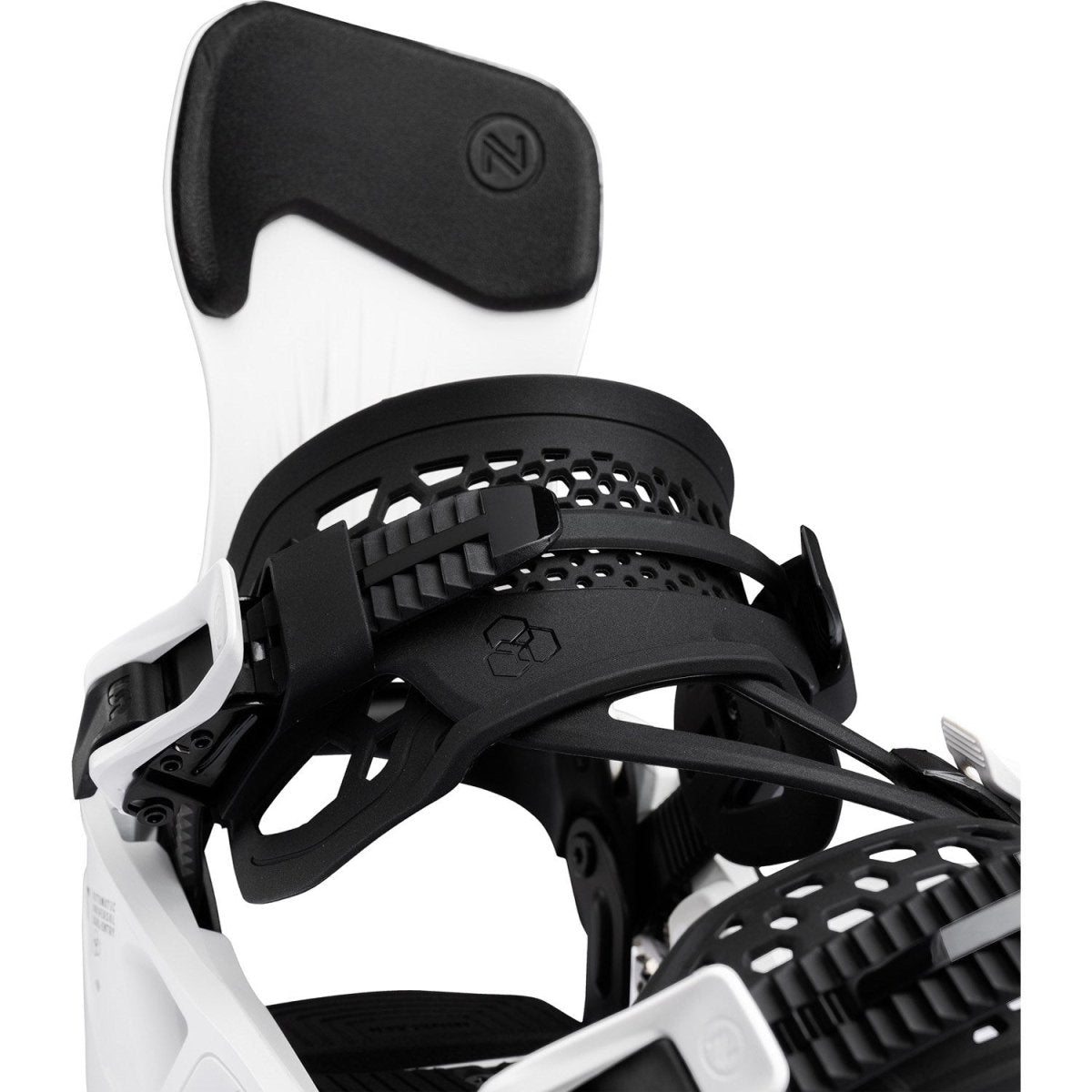 Nidecker LT Supermatic Snowboard Bindings 2026 White - Elevation107
