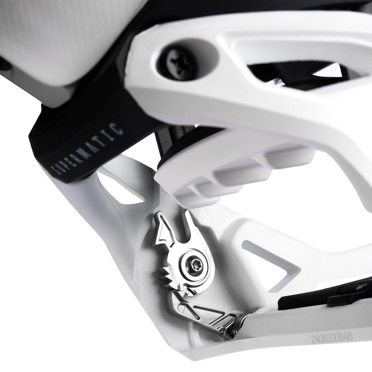 Nidecker LT Supermatic Snowboard Bindings 2026 White - Elevation107