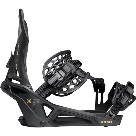 Nidecker OG Supermatic Snowboard Bindings 2026 Black - Elevation107