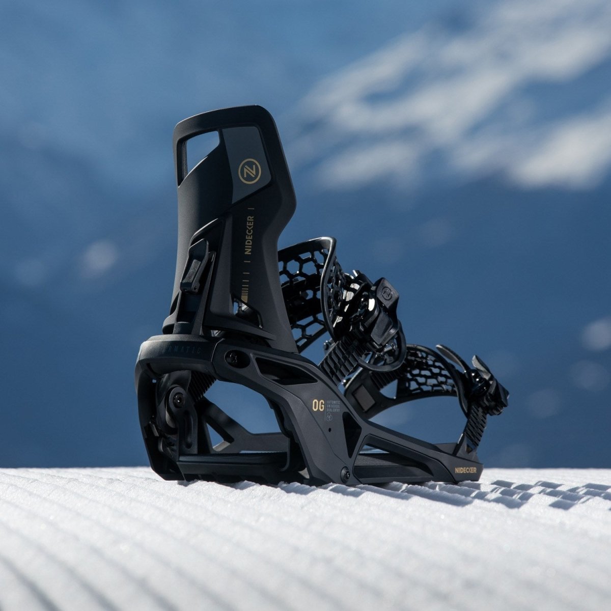 Nidecker OG Supermatic Snowboard Bindings 2026 Black - Elevation107