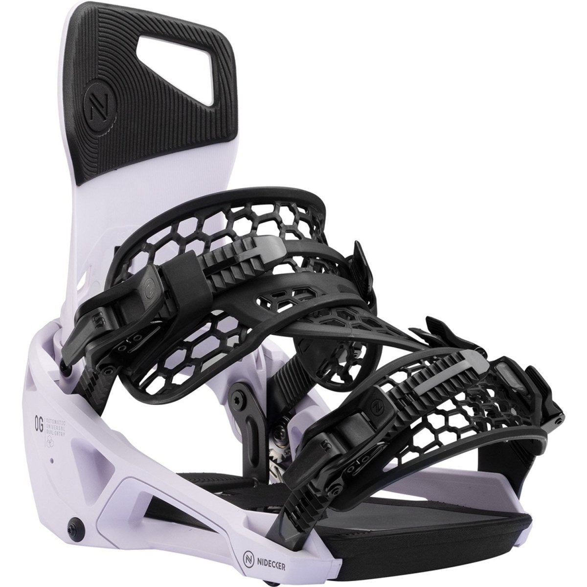 Nidecker OG Supermatic Snowboard Bindings 2026 Heather - Elevation107