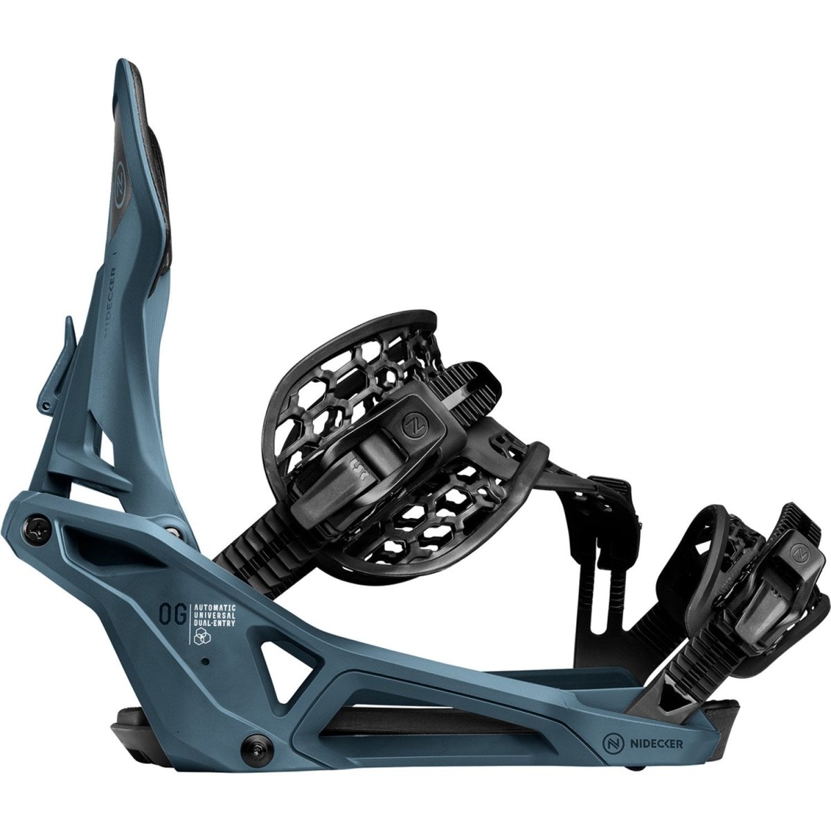 Nidecker OG Supermatic Snowboard Bindings 2026 Atlantic - Elevation107