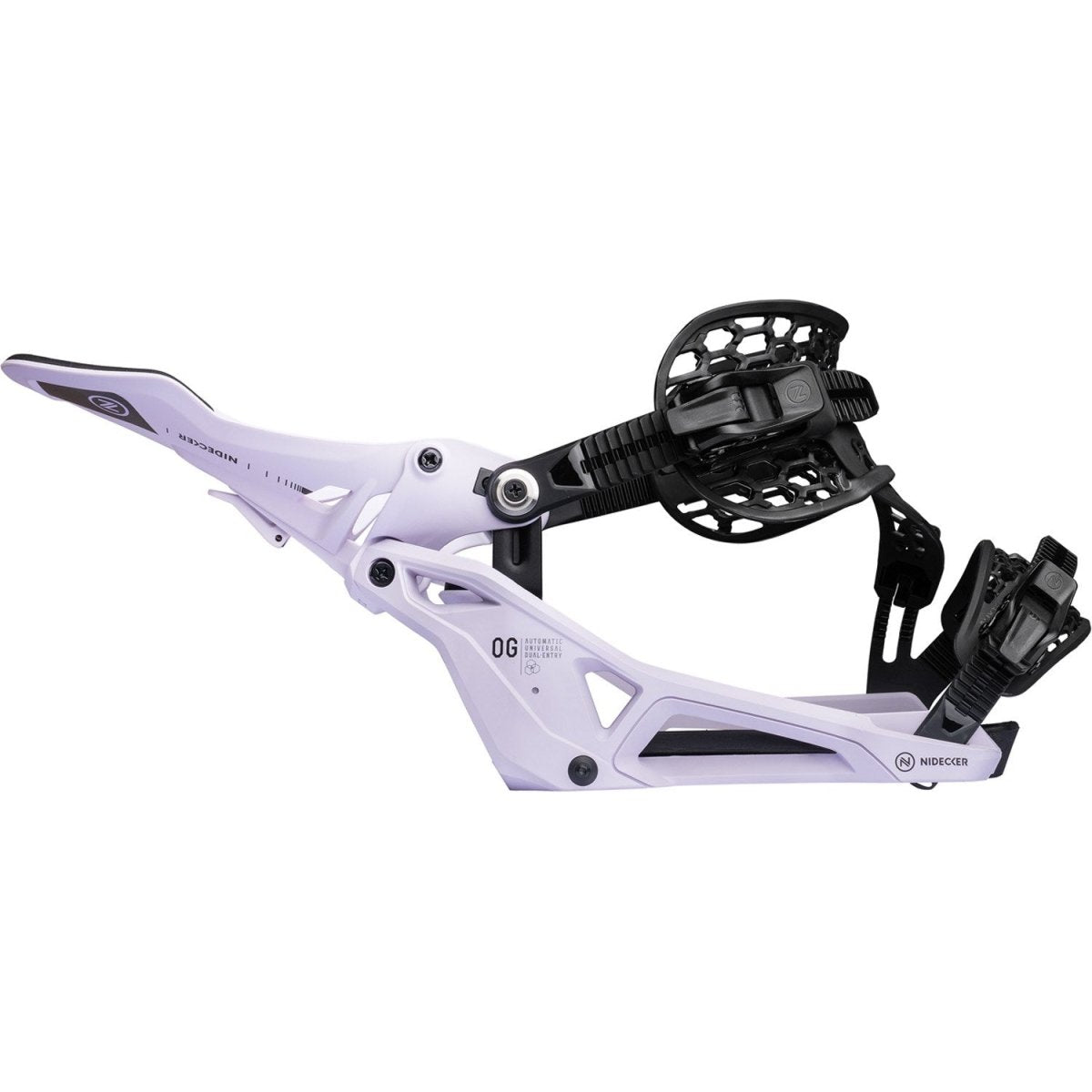 Nidecker OG Supermatic Snowboard Bindings 2026 Heather - Elevation107