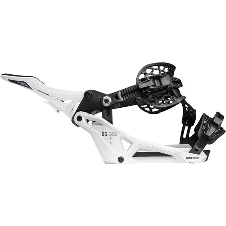 Nidecker OG Supermatic Snowboard Bindings 2026 White - Elevation107