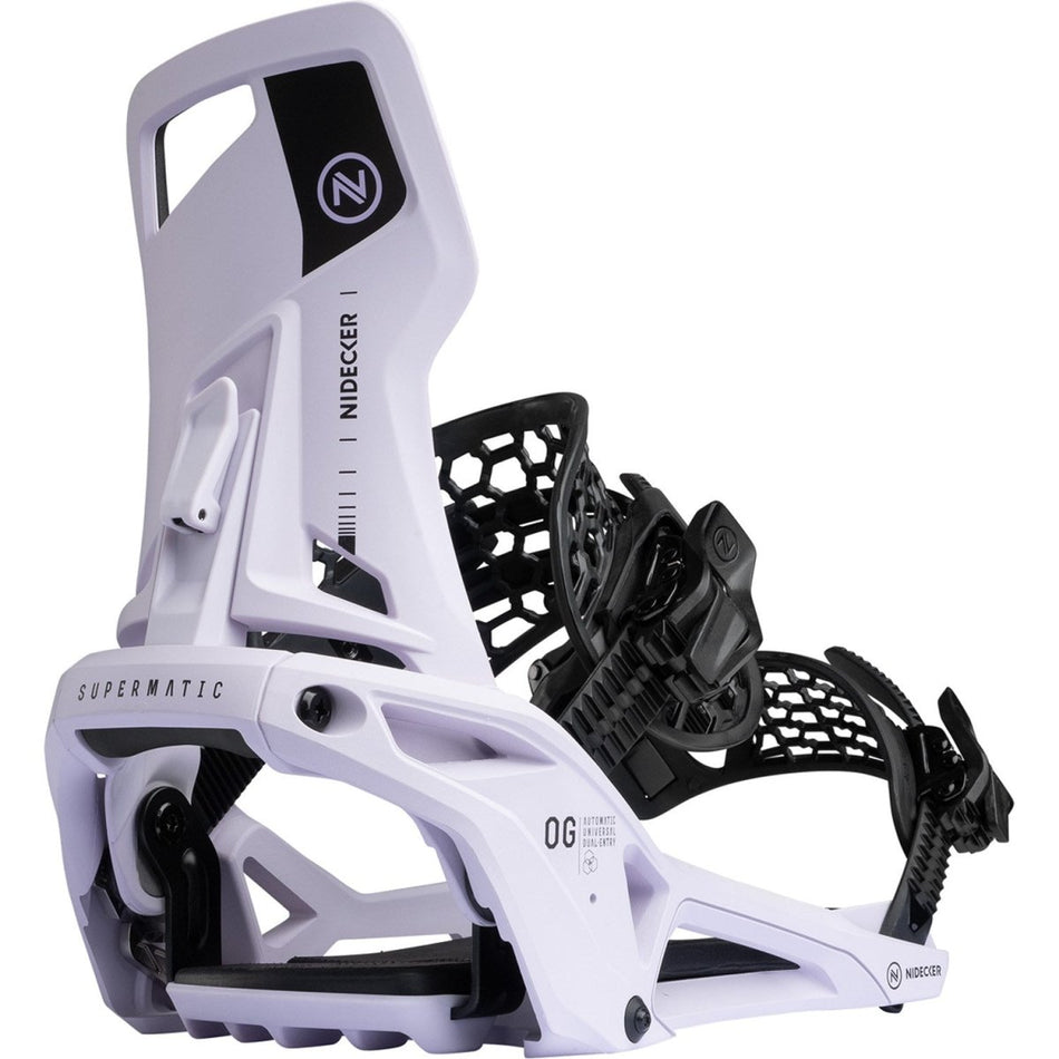 Nidecker OG Supermatic Snowboard Bindings 2026 Heather - Elevation107