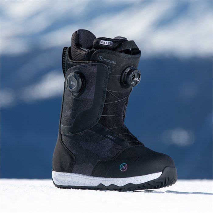 Nidecker Rift Double Boa Snowboard Boots Womens 2026 Black - Elevation107