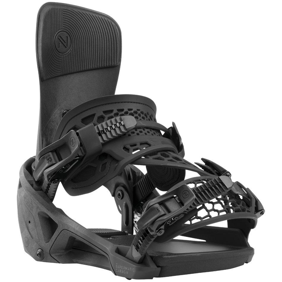 Nidecker Carbon Supermatic Snowboard Bindings 2026 Black - Elevation107