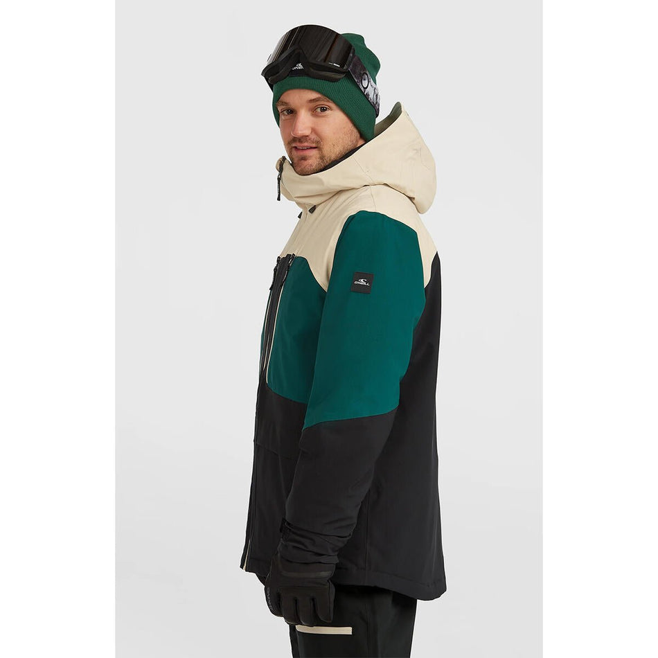 O'Neill Peak Fire Snow Jacket Mens 2026 Macaron Colour Block - Elevation107
