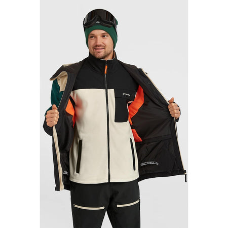 O'Neill Peak Fire Snow Jacket Mens 2026 Macaron Colour Block - Elevation107