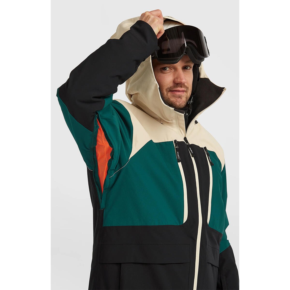 O'Neill Peak Fire Snow Jacket Mens 2026 Macaron Colour Block - Elevation107