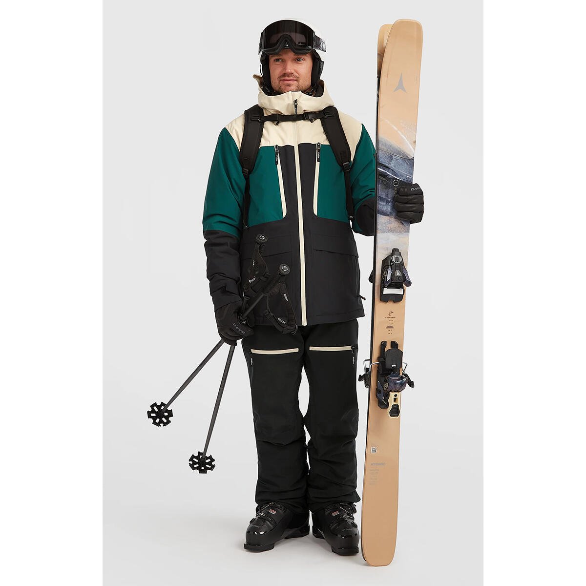 O'Neill Peak Fire Snow Jacket Mens 2026 Macaron Colour Block - Elevation107