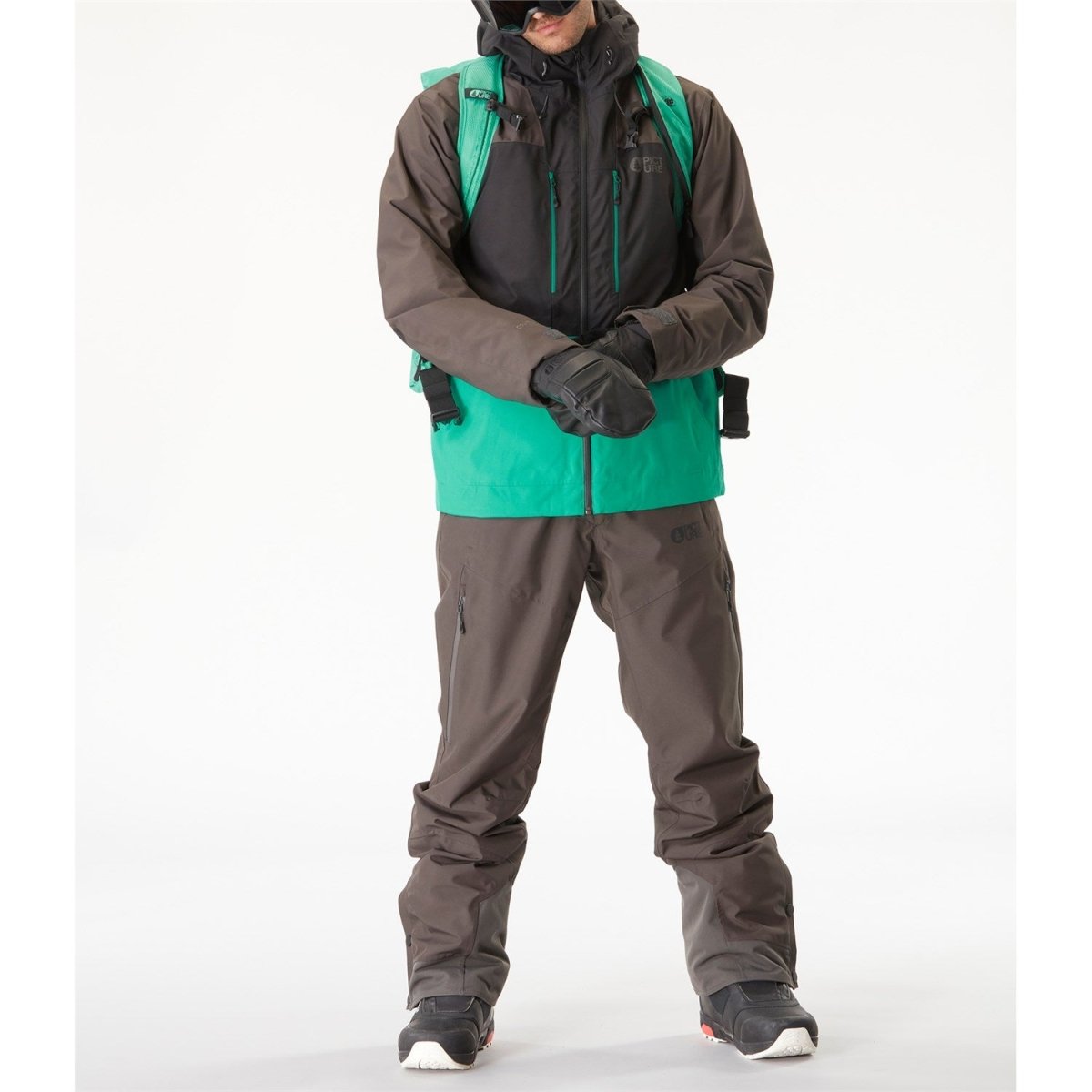 Picture Organic Object Jacket Mens Spectra Green / Black - Elevation107