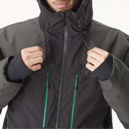 Picture Organic Object Jacket Mens Spectra Green / Black - Elevation107