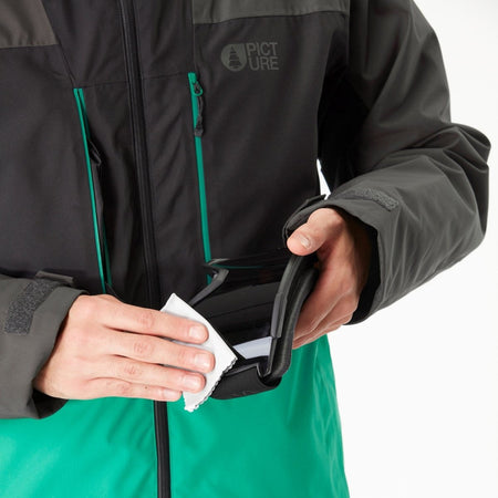 Picture Organic Object Jacket Mens Spectra Green / Black - Elevation107