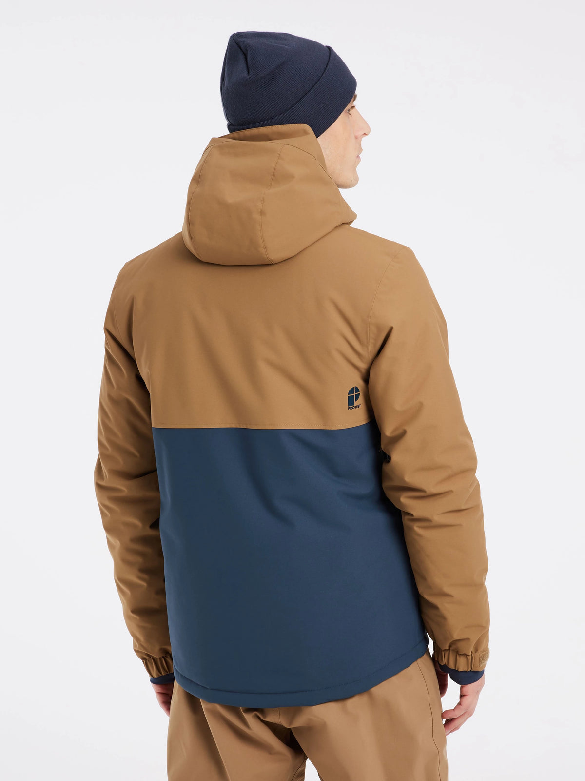 Protest Aldego Jacket Mens Sandy Brown - Elevation107