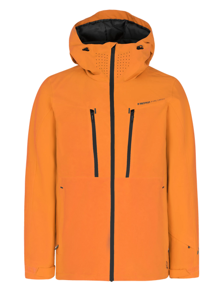 Protest Timothy Jacket Mens 2026 Caramel Yellow - Elevation107