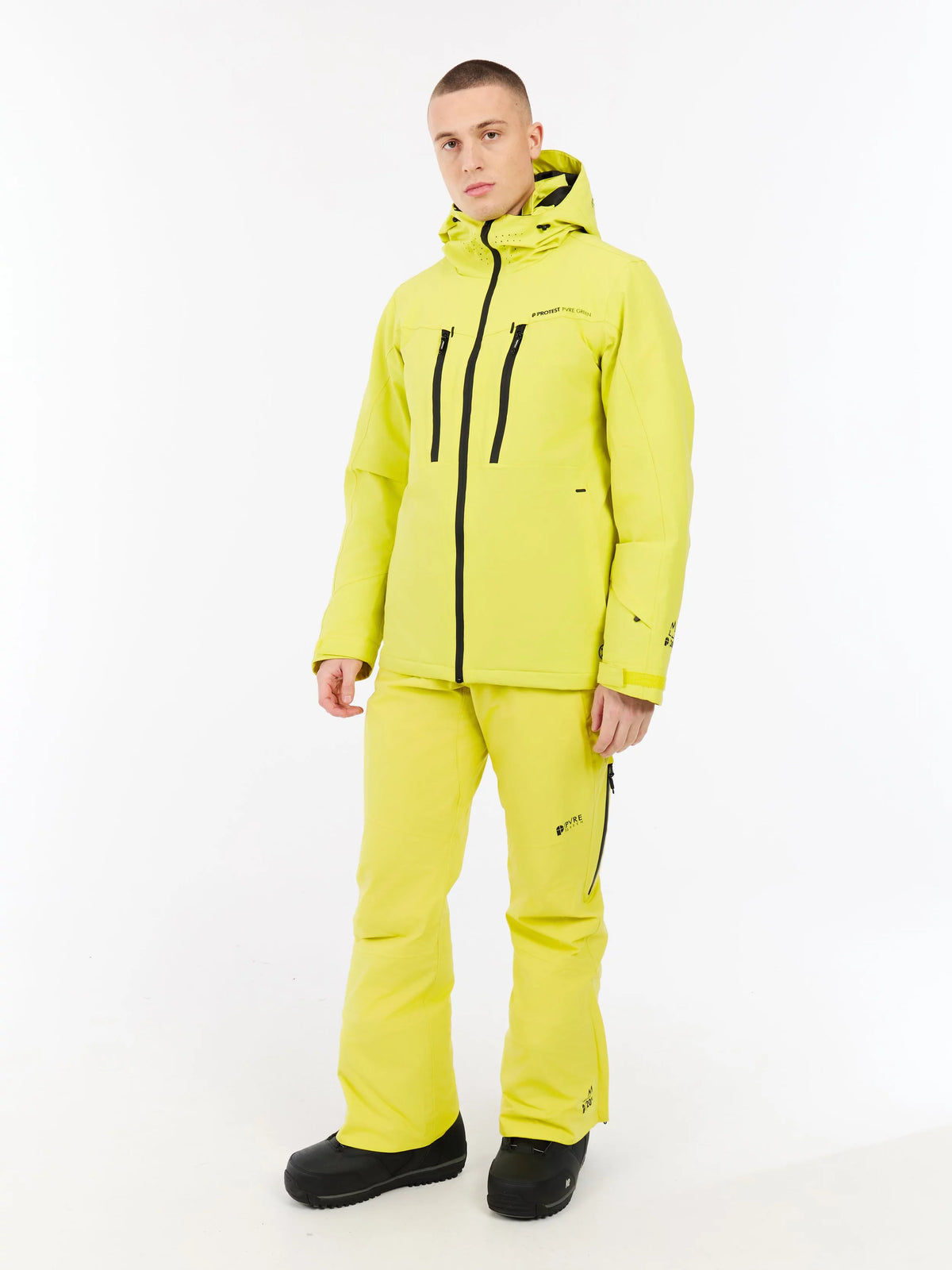 Protest Timothy Jacket Mens 2026 Lime Splash - Elevation107
