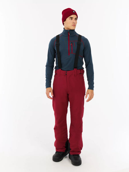 Protest Rowens Pants Mens 2026 Velvet Red - Elevation107