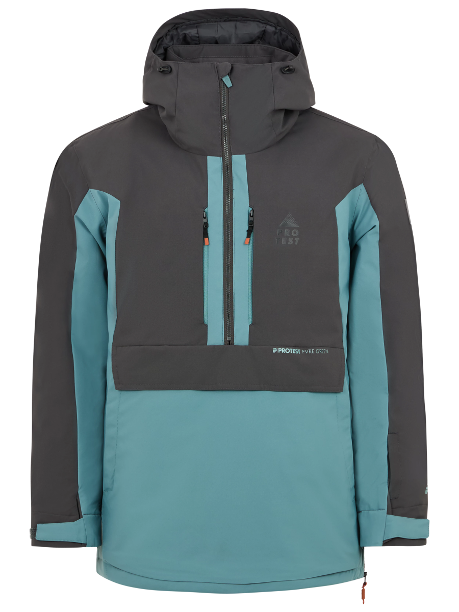 Protest Halem Anorak Jacket Mens Deep Grey - Elevation107