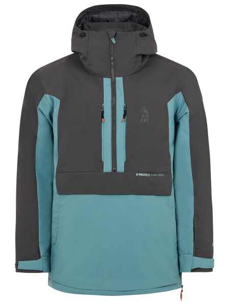 Protest Halem Anorak Jacket Mens Deep Grey - Elevation107