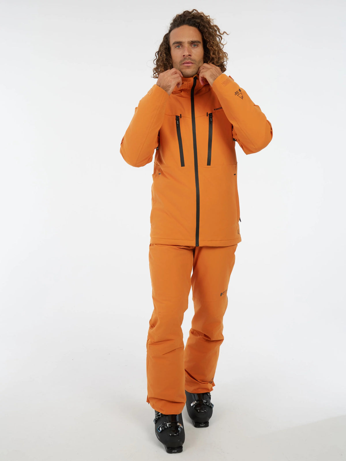 Protest Timothy Jacket Mens 2026 Caramel Yellow - Elevation107