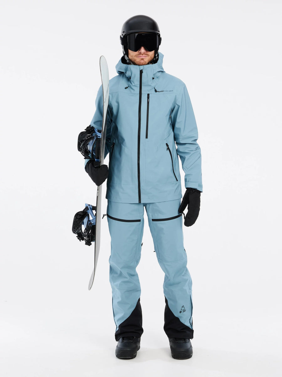 Protest Abolone Jacket Mens 2025 Steel Blue - Elevation107
