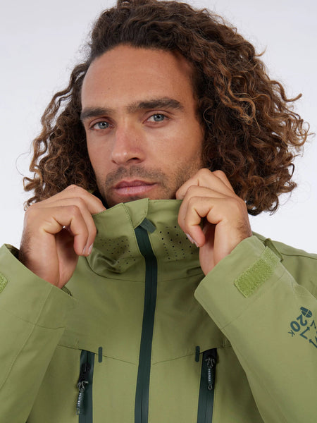 Protest Timothy Jacket Mens 2026 Herbal Green - Elevation107
