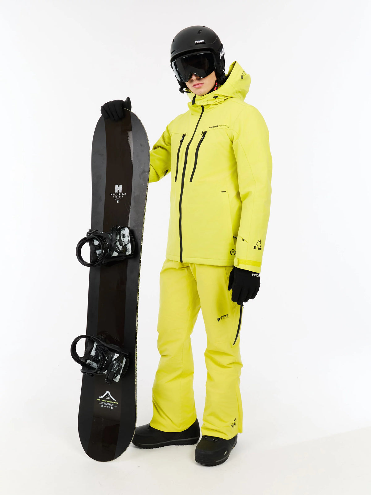 Protest Timothy Jacket Mens 2026 Lime Splash - Elevation107