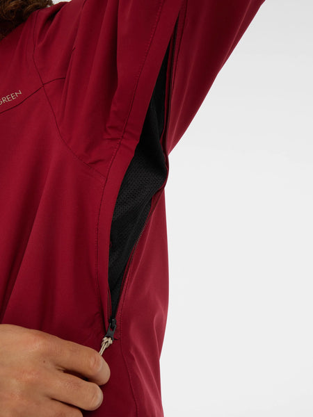 Protest Timothy Jacket Mens 2026 Velvet Red - Elevation107