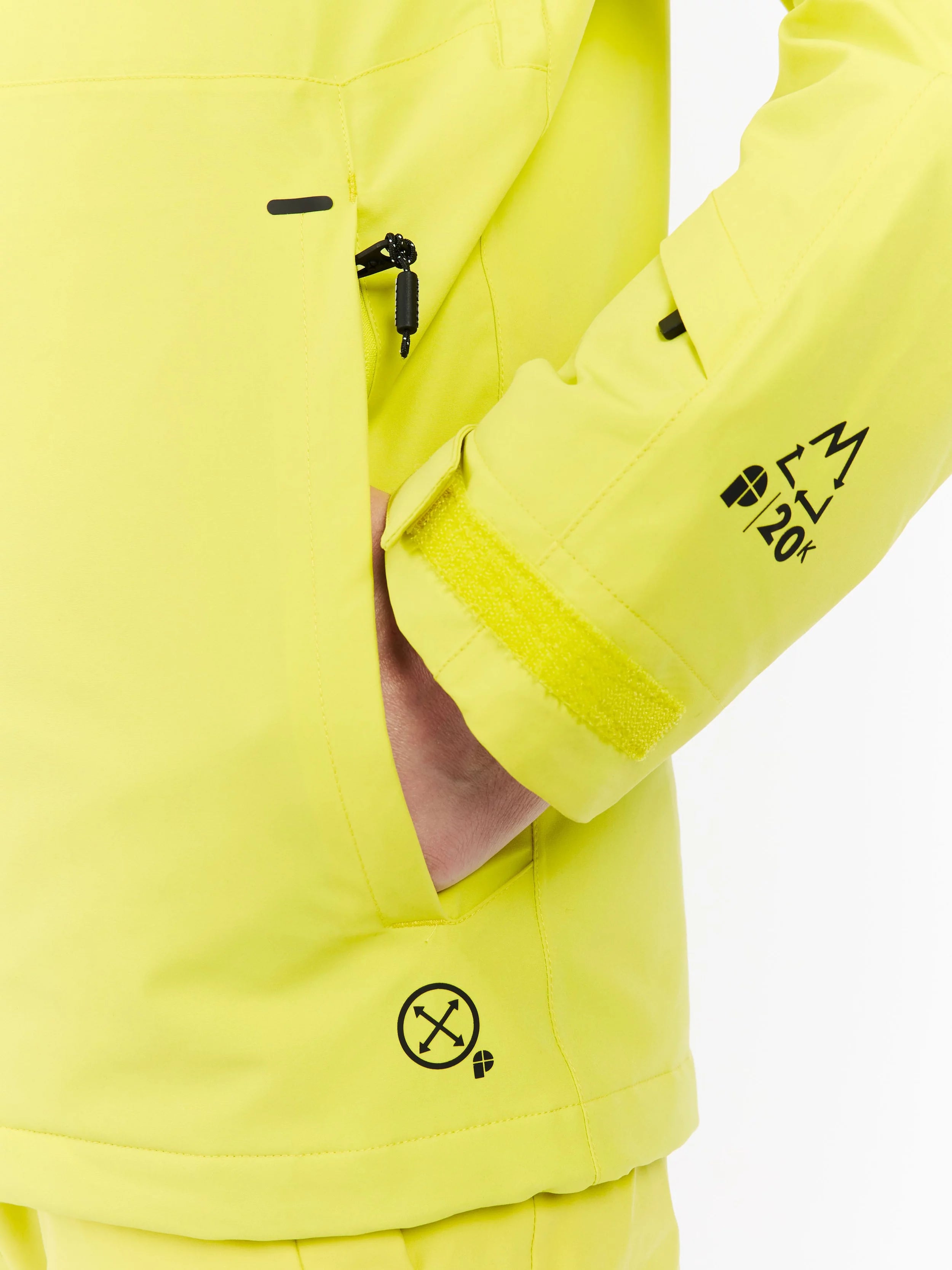 Protest Timothy Jacket Mens 2026 Lime Splash - Elevation107