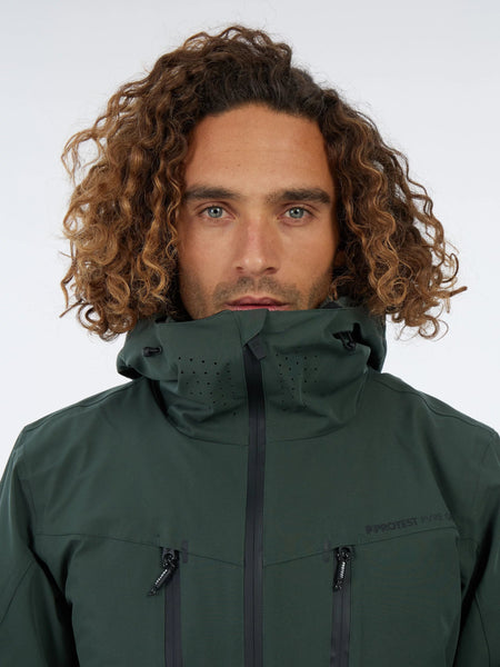 Protest Timothy Jacket Mens 2026 Kale Green - Elevation107