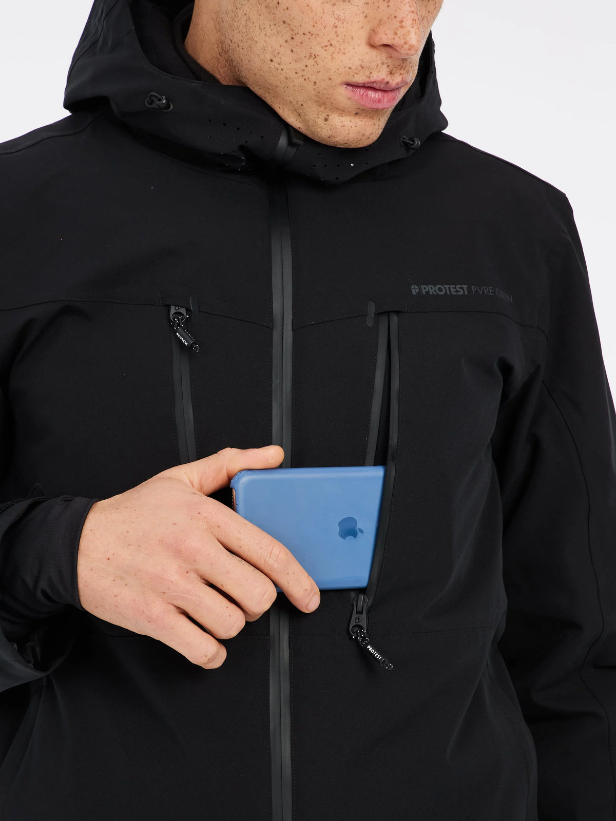 Protest Timothy Jacket Mens 2026 Black - Elevation107