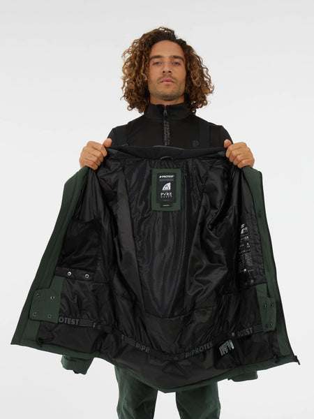 Protest Timothy Jacket Mens 2026 Kale Green - Elevation107