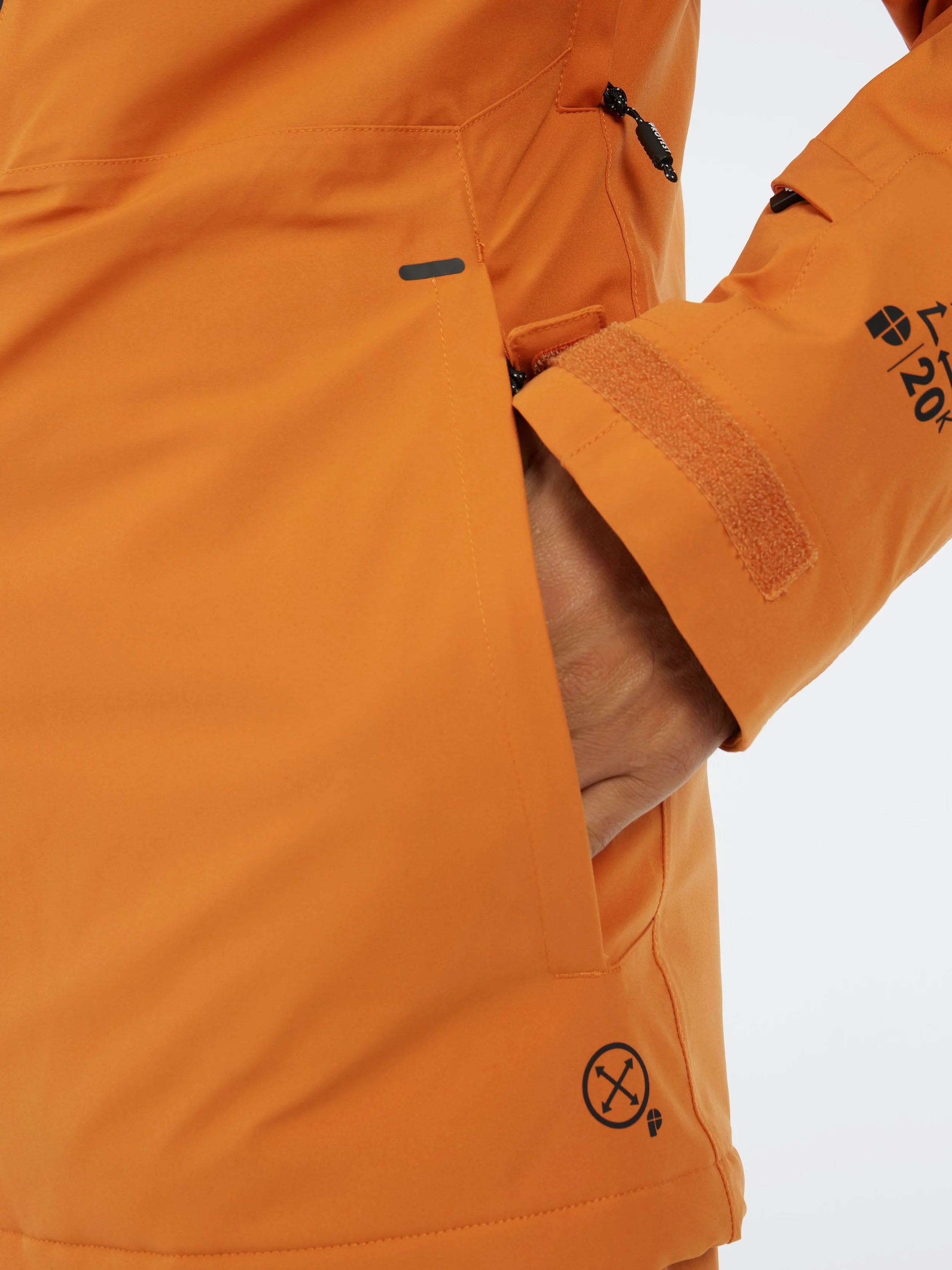 Protest Timothy Jacket Mens 2026 Caramel Yellow - Elevation107