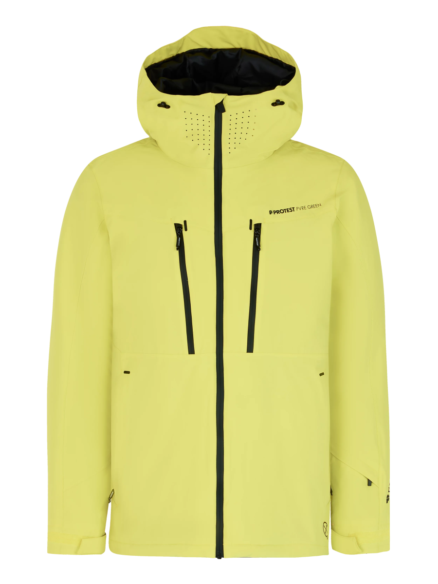 Protest Timothy Jacket Mens 2026 Lime Splash - Elevation107