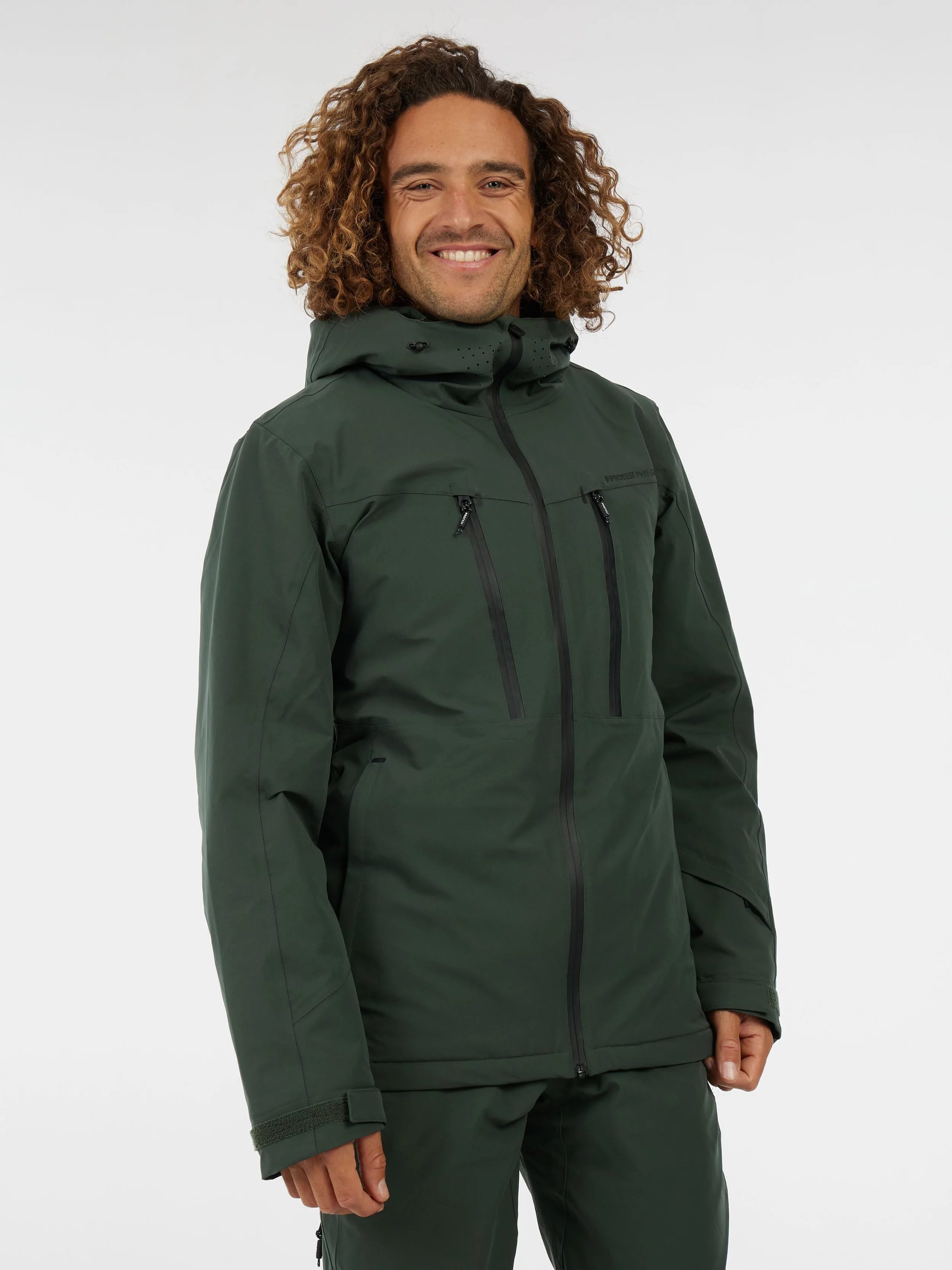 Protest Timothy Jacket Mens 2026 Kale Green - Elevation107