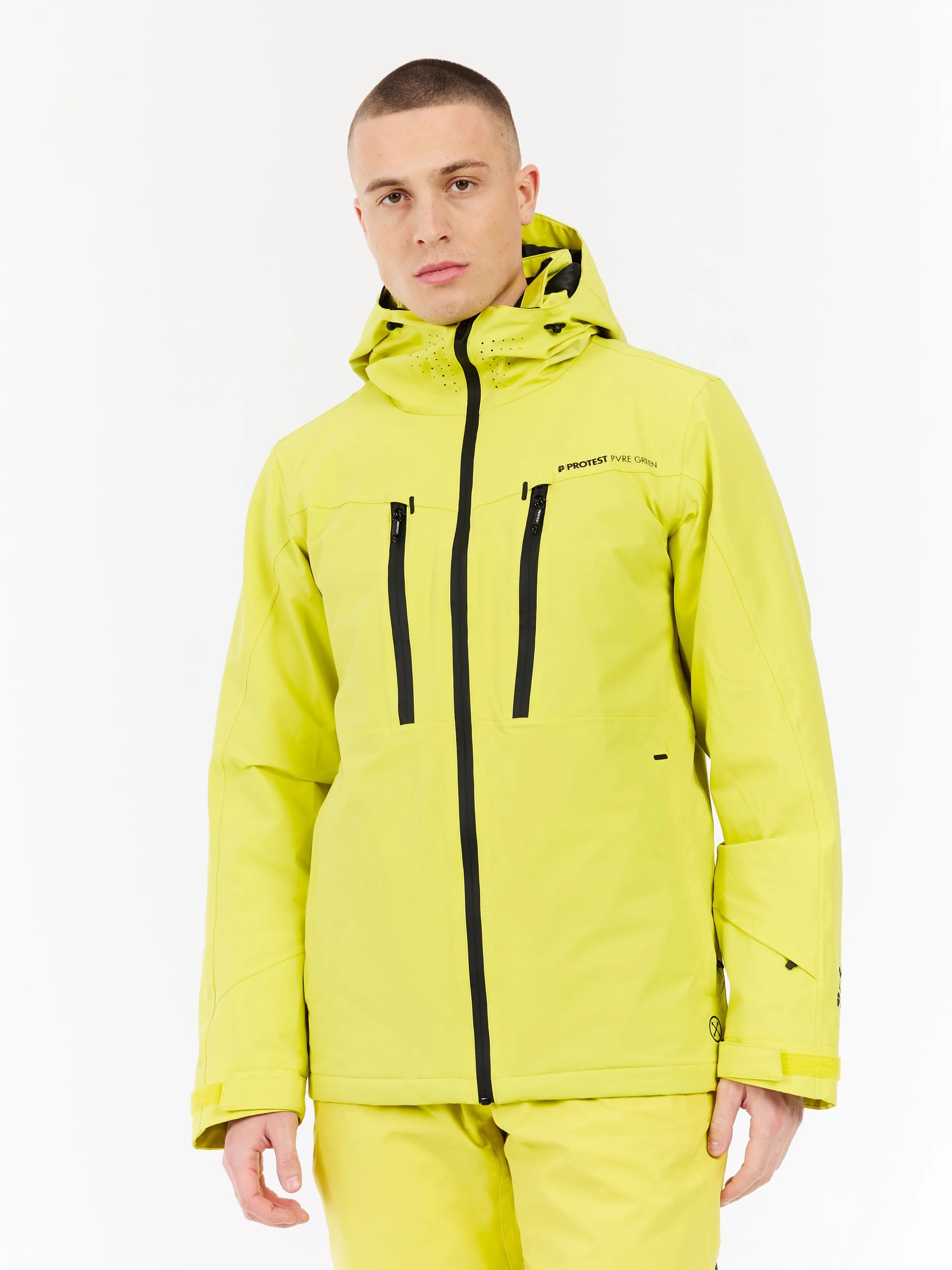 Protest Timothy Jacket Mens 2026 Lime Splash - Elevation107