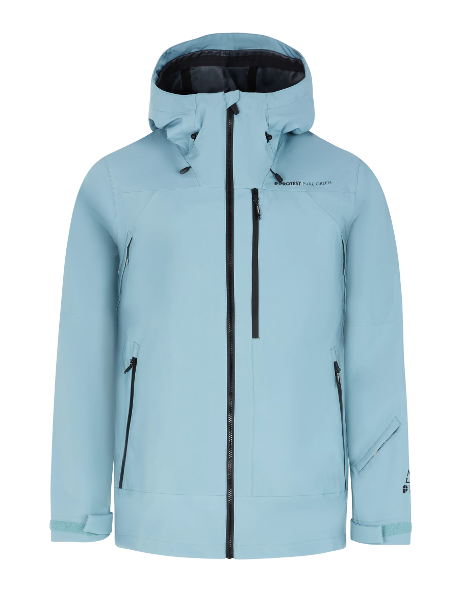 Protest Abolone Jacket Mens 2025 Steel Blue - Elevation107