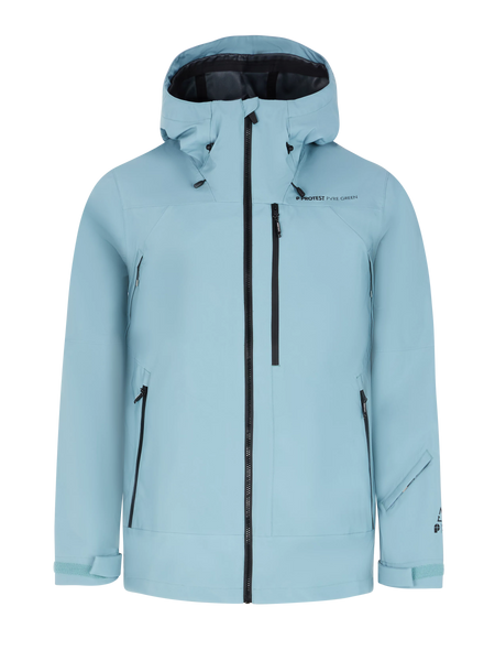 Protest Abolone Jacket Mens 2025 Steel Blue - Elevation107